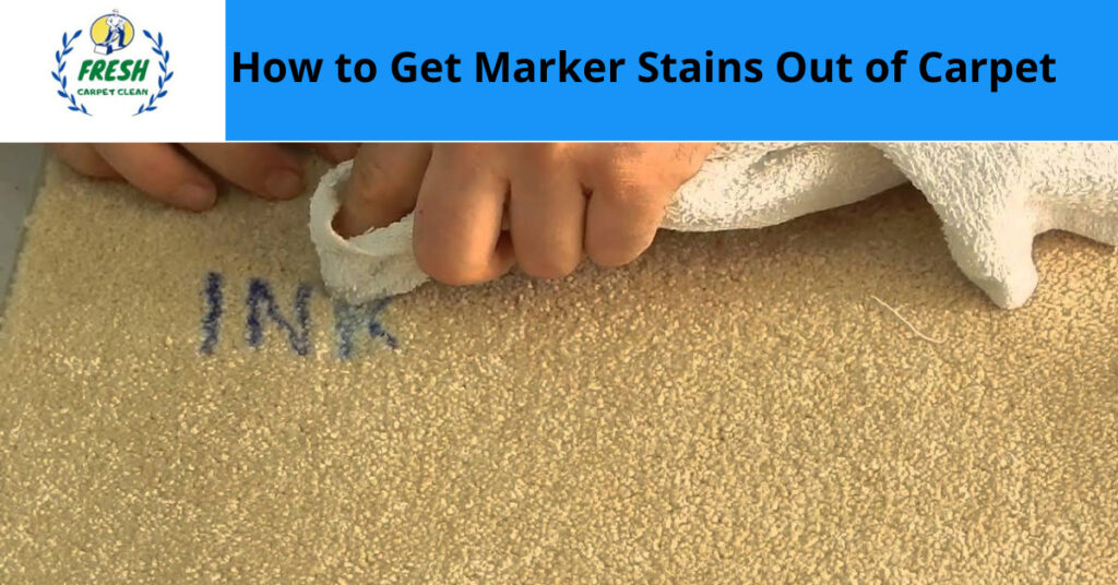 How to Get Marker Stains Out of Carpet